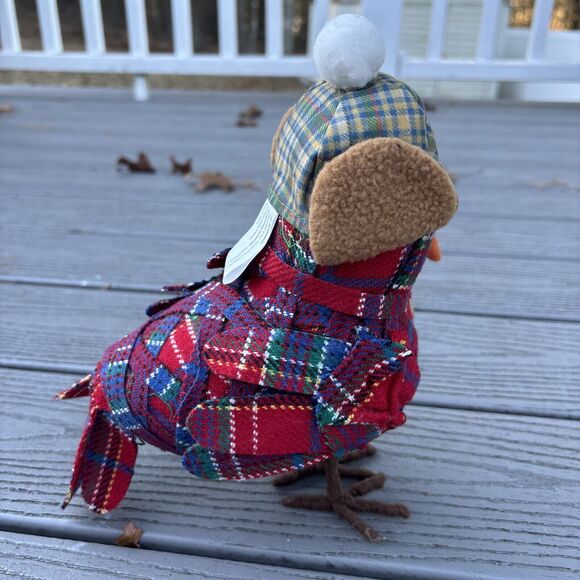 target featherly friends bird Plaid Winter holiday Christmas - Picture 4 of 8